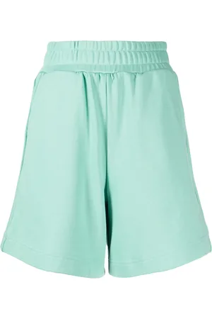 Izzue Elasticated cotton-blend track shorts