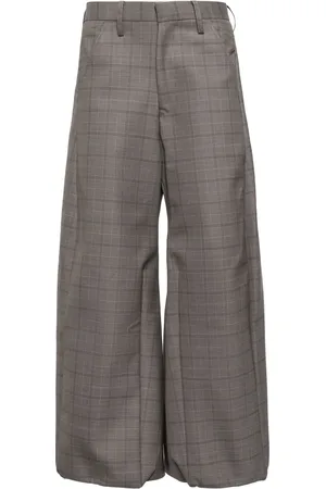 DOUBLET Robot wide-leg wool trousers