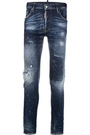 Dsquared2 Distressed-effect slim-cut jeans