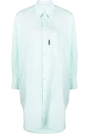 Palm Angels Oversize cotton shirt dress