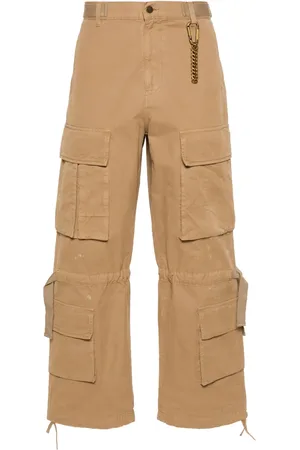 DARKPARK Distressed straight-leg trousers