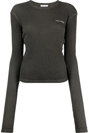 Halfboy Logo-print ribbed cotton T-shirt
