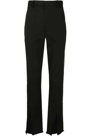 DION LEE Split fray-trim trousers