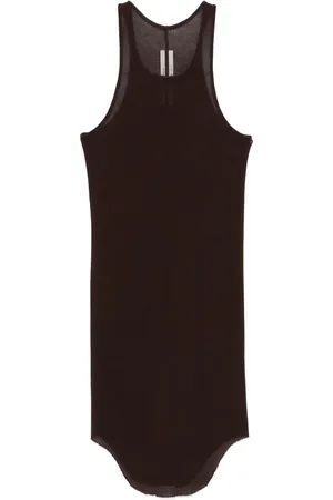 Rick Owens Fine-ribbed tank top