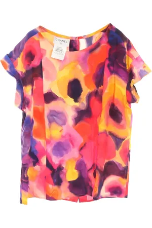 CHANEL 1986-1988 silk blouse