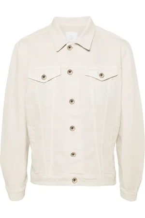 ELEVENTY Panelled denim shirt jacket
