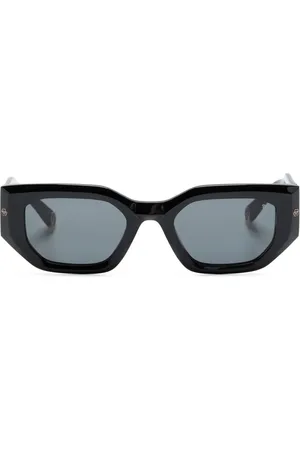 Philipp Plein Logo-engraved square-frame sunglasses