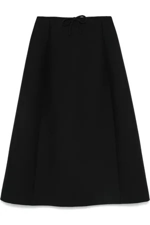 VALENTINO GARAVANI Bow-detailed midi skirt