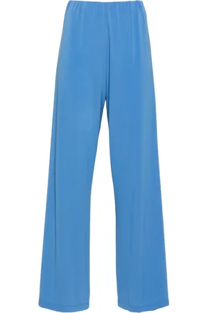 LE TRICOT PERUGIA Elasticated-waistband straight trousers