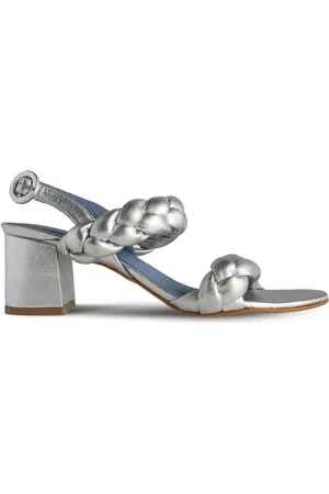 Blue Bird Braided-strap faux-leather sandals
