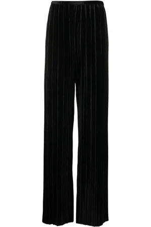 Sabina Musayev Lotem pleated velvet trousers