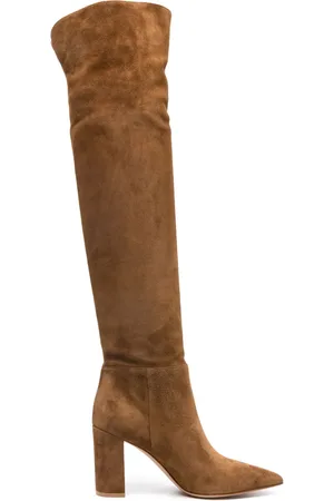 Gianvito Rossi Piper 90mm suede knee-high boots