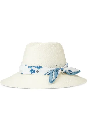 Le Mont St Michel Kate scarf-detail fedora hat