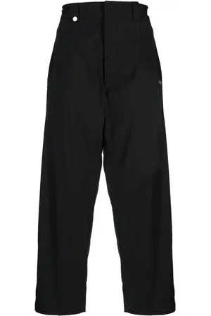 Izzue Logo-plaque straight-leg trousers