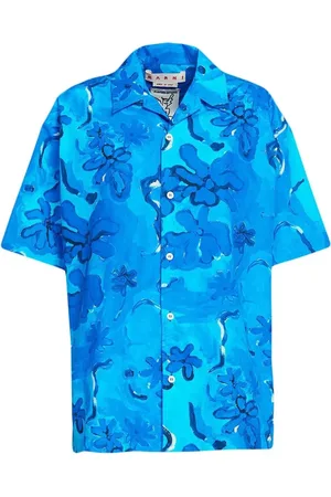 Marni Floral-print short-sleeve shirt
