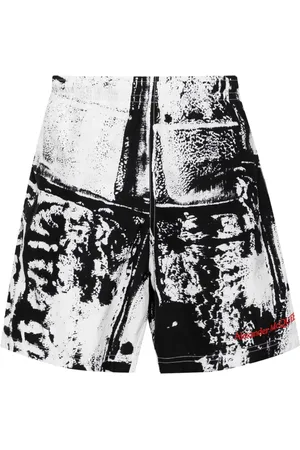 Alexander McQueen Abstract-print swim shorts