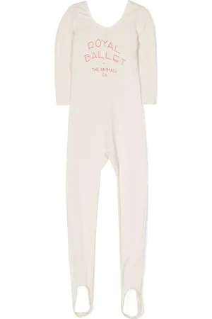 The Animals Observatory Logo-print long-sleeve jumpsuit