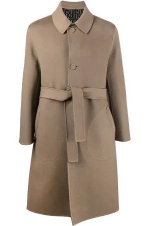 Fendi Belted wool coat