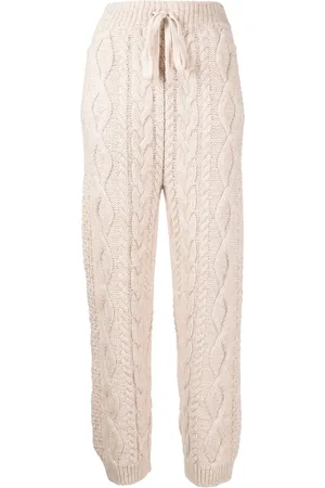 Low Classic Cable-knit straight trousers