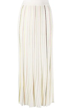 Sonia by Sonia Rykiel Striped pleated maxi skirt