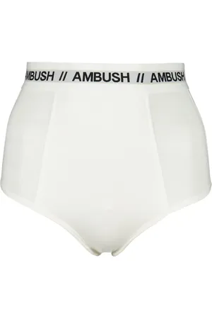 AMBUSH High-waisted logo-band briefs