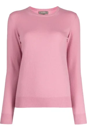 N.PEAL Round-neck cashmere jumper
