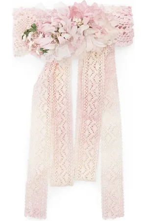 Amaya Floral-appliqué belt