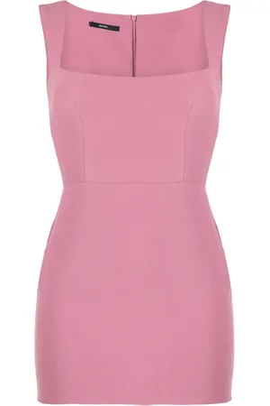 ALEX PERRY Square-neck minidress