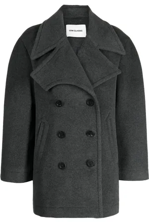 Low Classic Notched-lapels double-breasted coat