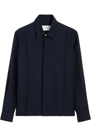 Ami Pintuck virgin wool shirt