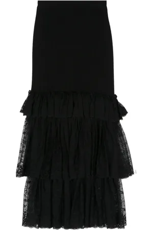 Moschino 1990s ruffle-detail skirt