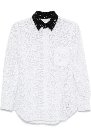 Comme des Garçons Guipure-lace shirt