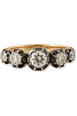 JACQUIE AICHE 14kt yellow Sophia diamond ring