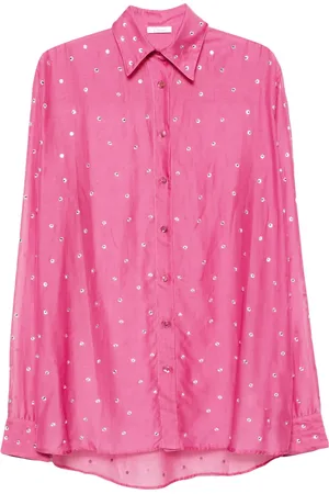 Oseree Gem sheer shirt