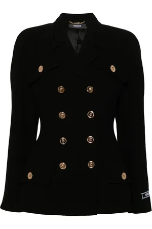 VERSACE Medusa-motif crepe blazer
