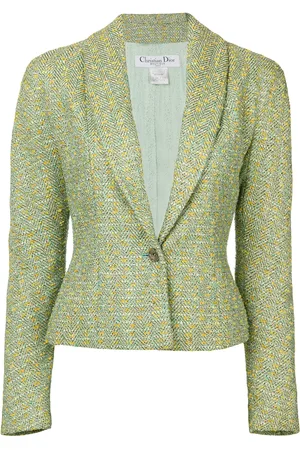 Dior 1990s lurex bouclé jacket