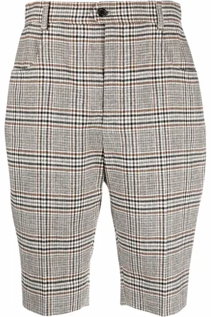 Saint Laurent Checked tailored shorts