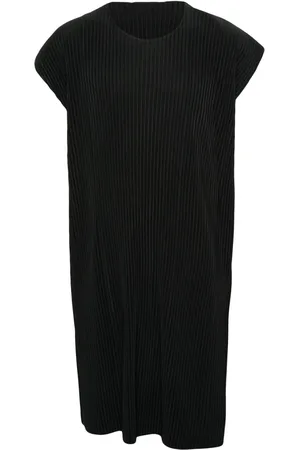 Issey Miyake Rectangle plissé-effect T-shirt