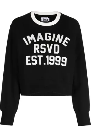 Izzue Patch-detail cotton sweatshirt