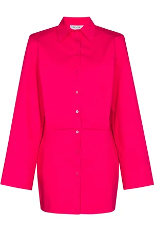 The Attico Wide-sleeve cotton shirt dress