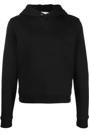 VALENTINO GARAVANI Rockstud-detail cotton hoodie
