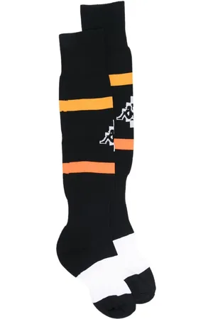 MARCELO BURLON AOP Folk Kappa soccer socks