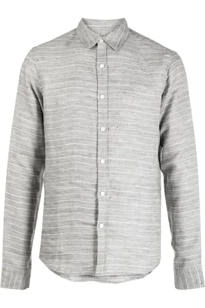 PRIVATE STOCK Horizontal-stripe print shirt