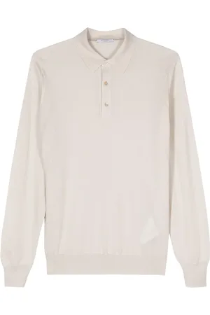 Boglioli Fine-knit polo shirt
