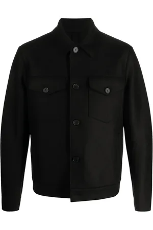 Harris Wharf London Western button-up shirt jacket