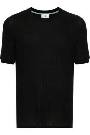 Winnie NY Pointelle-knit cotton T-shirt