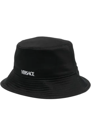 VERSACE Logo-print bucket hat