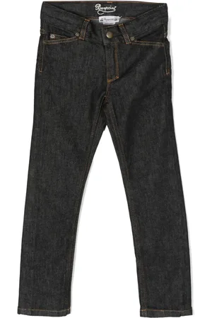 BONPOINT Logo-patch straight-leg jeans