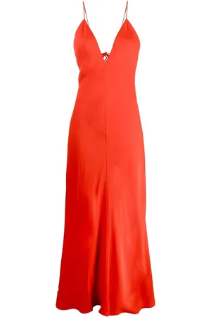 Stella McCartney V-neck floor-length dress