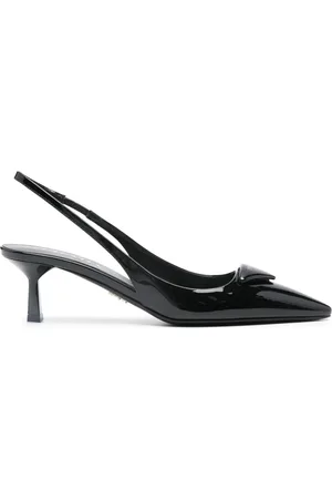 Prada 65mm patent leather pumps